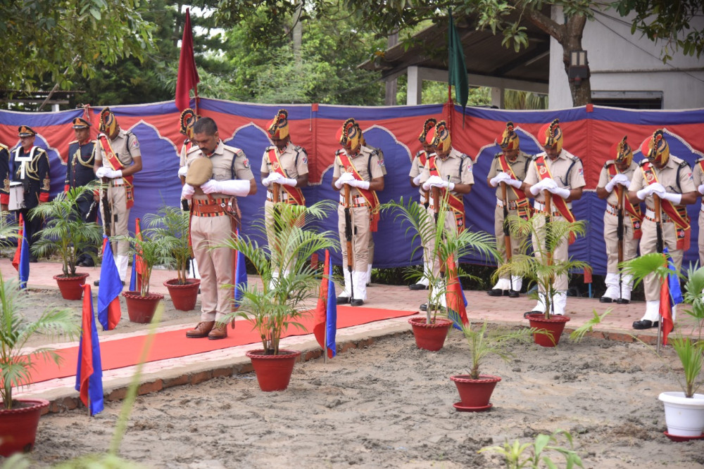 Police Commemoration Day was observed at RPF- Reserve Line, Maligaon on October 21. A mourning parade was organised to mark the day and homage was paid to the martyrs of the Force who laid down their lives during their duties. All ranks and files attended the parade to commemorate the day.